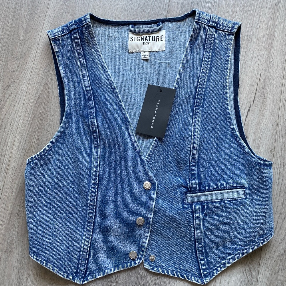 Signature Classic Denim Vest